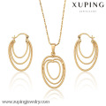 62736 Xuping New style jewelry 18k stud earring and pendant